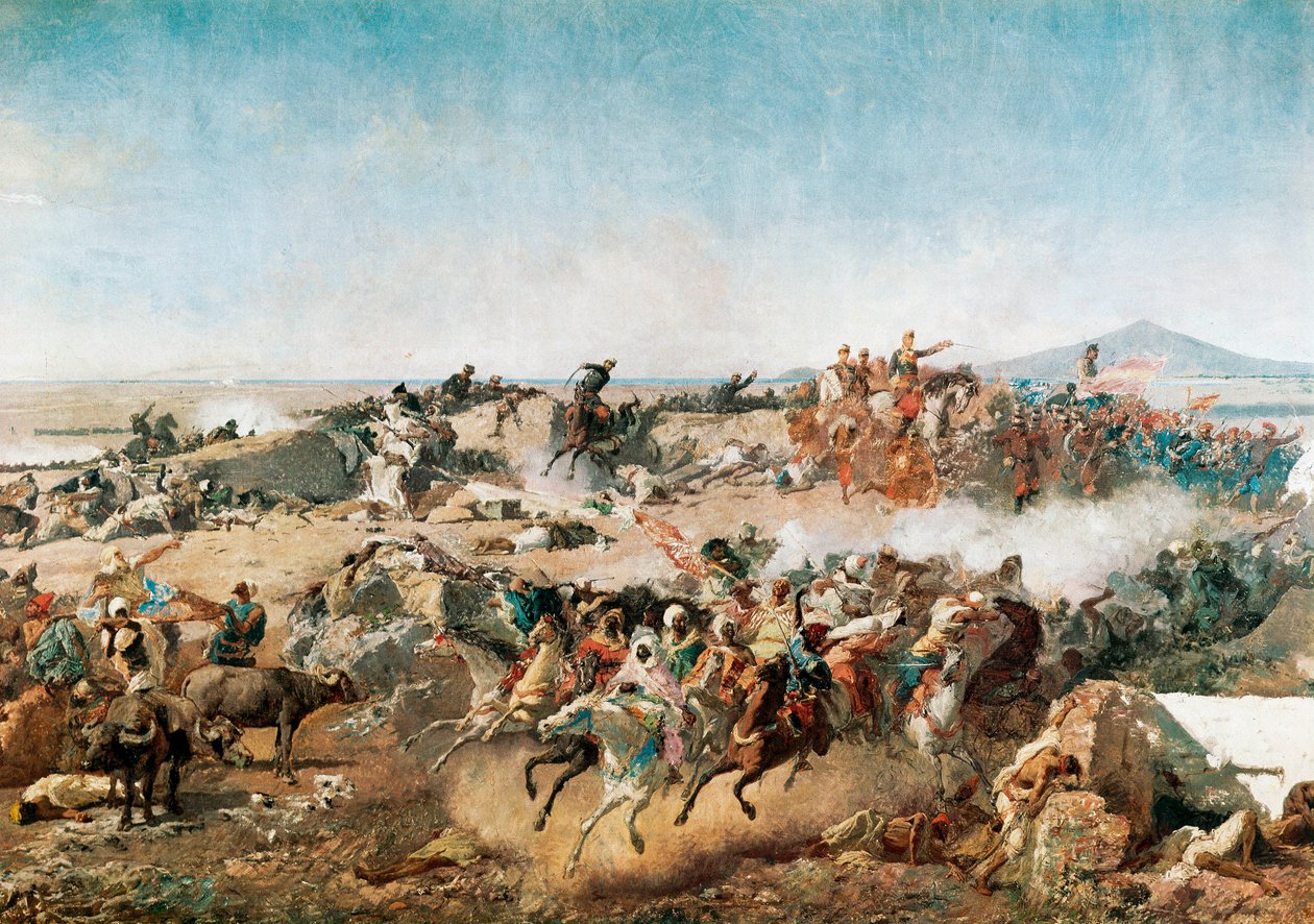 Bitwa pod Tetouan (Tetouan) autorstwa Mariano Fortuny y Marsal