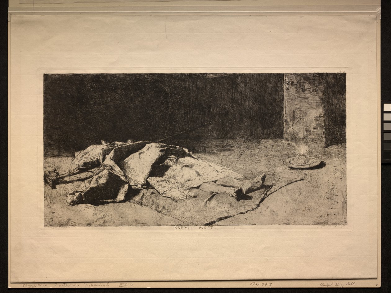 Kabyle nie żyje. autorstwa Mariano José María Bernardo Fortuny y Carbó