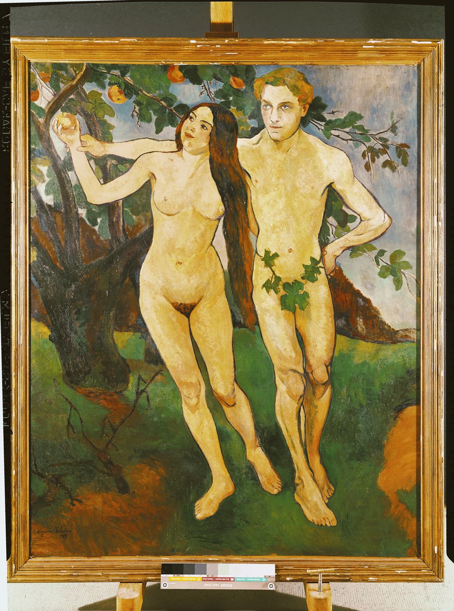 Adam i Ewa, 1909 autorstwa Marie Clementine (Suzanne) Valadon