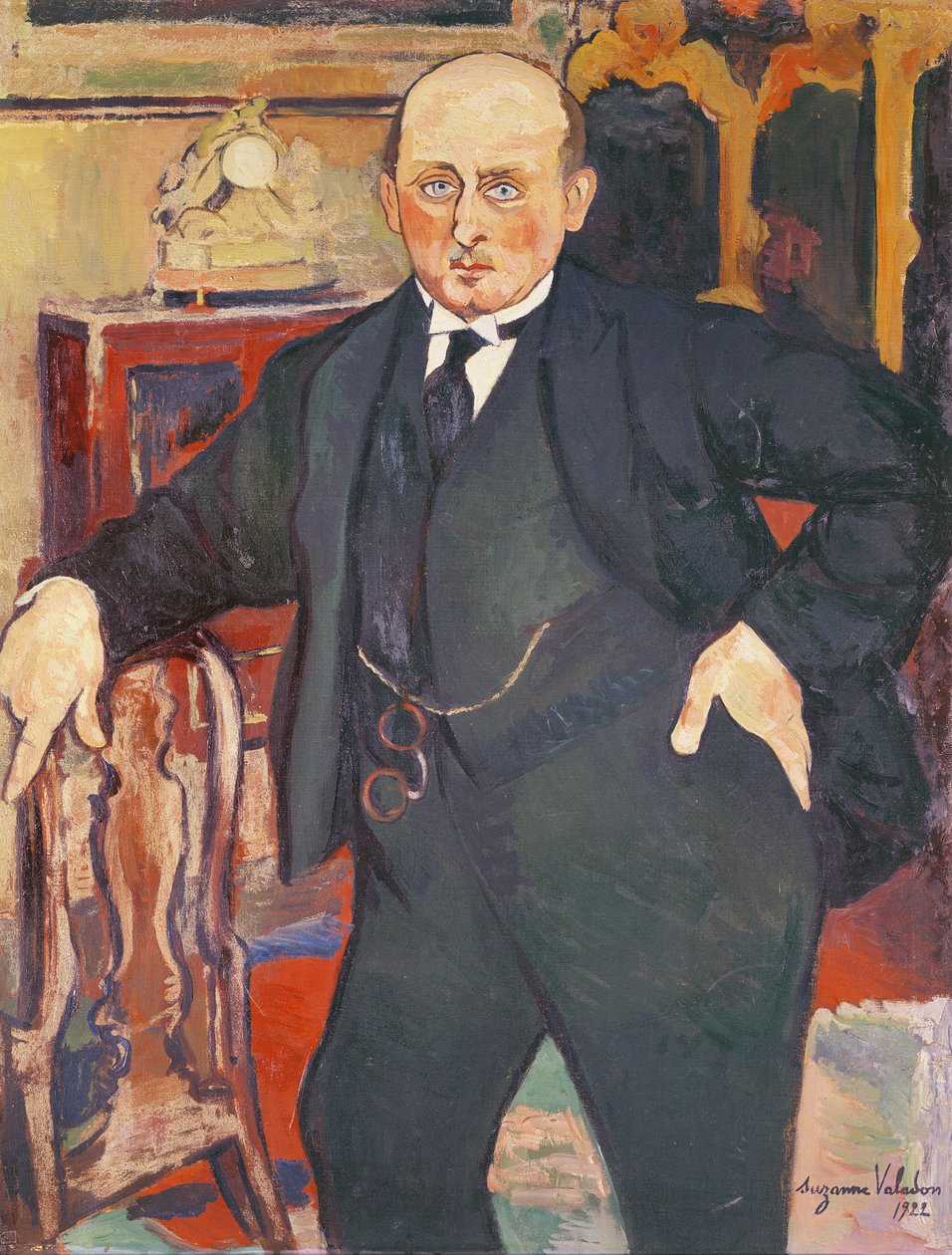 Portret Monsieur Mori, 1922 autorstwa Marie Clementine (Suzanne) Valadon