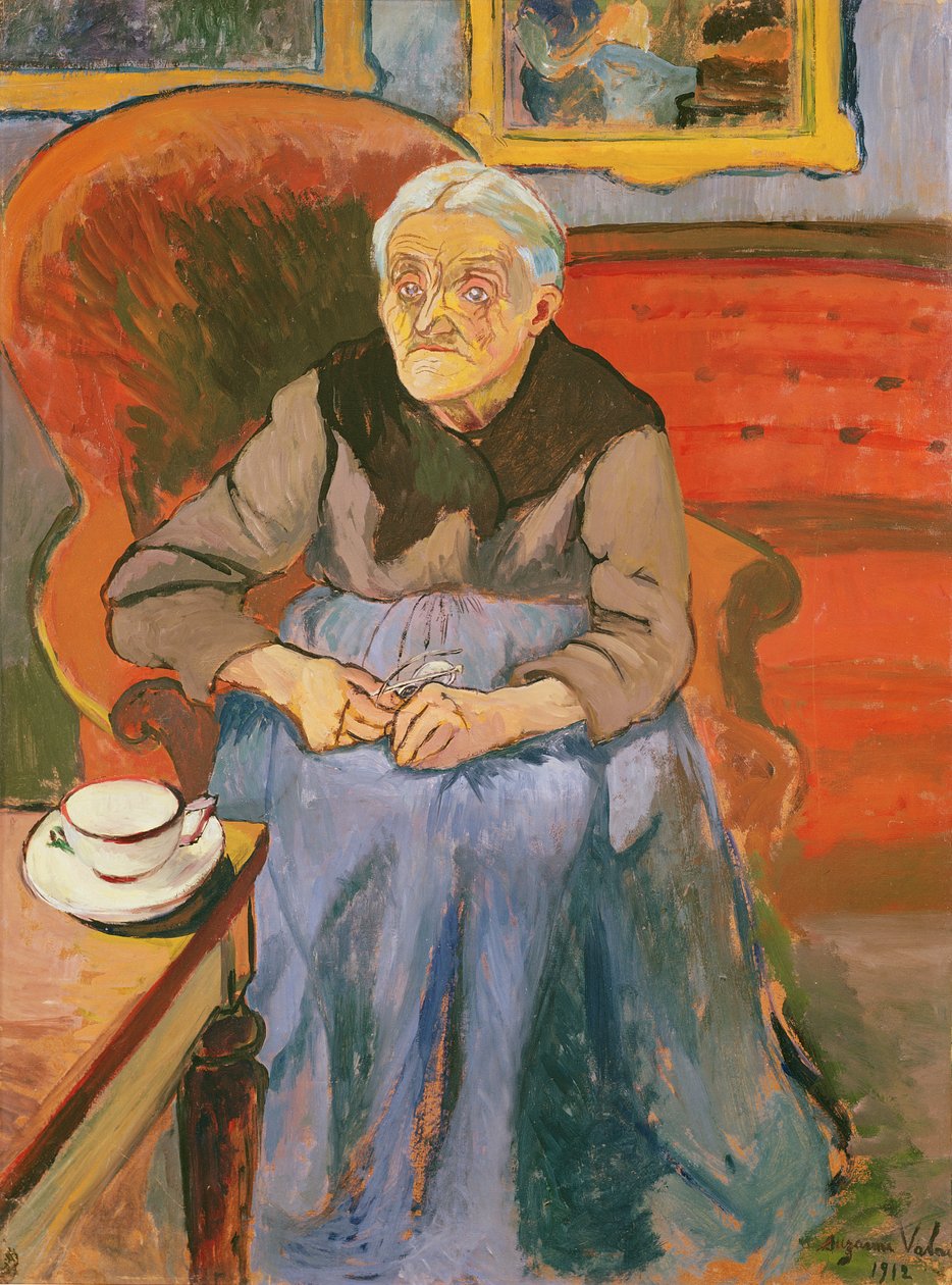 Portret matki artysty, 1912 autorstwa Marie Clementine (Suzanne) Valadon