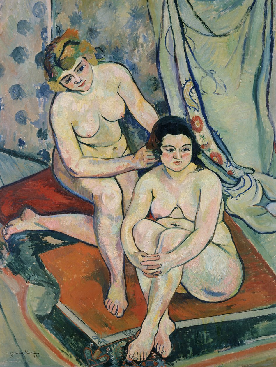 Dwoje kąpiących się, 1923 autorstwa Marie Clementine (Suzanne) Valadon