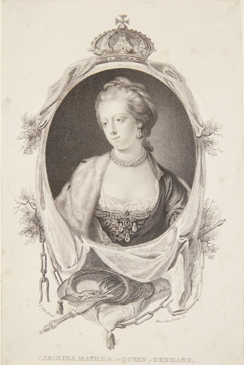 Portret Karoliny Matyldy autorstwa Marie Anne Bourlier