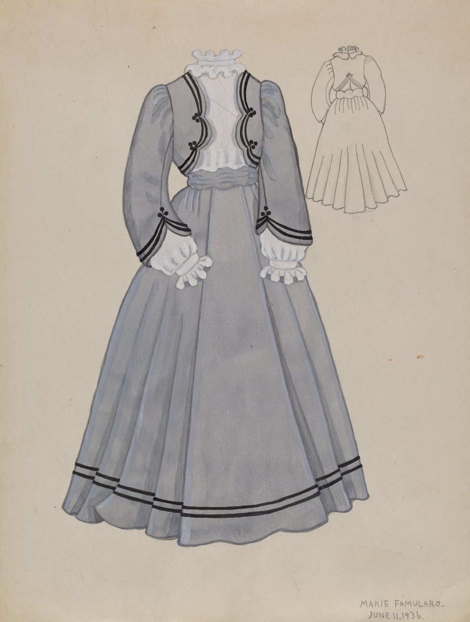 Sukienka, 1936. autorstwa Marie Famularo