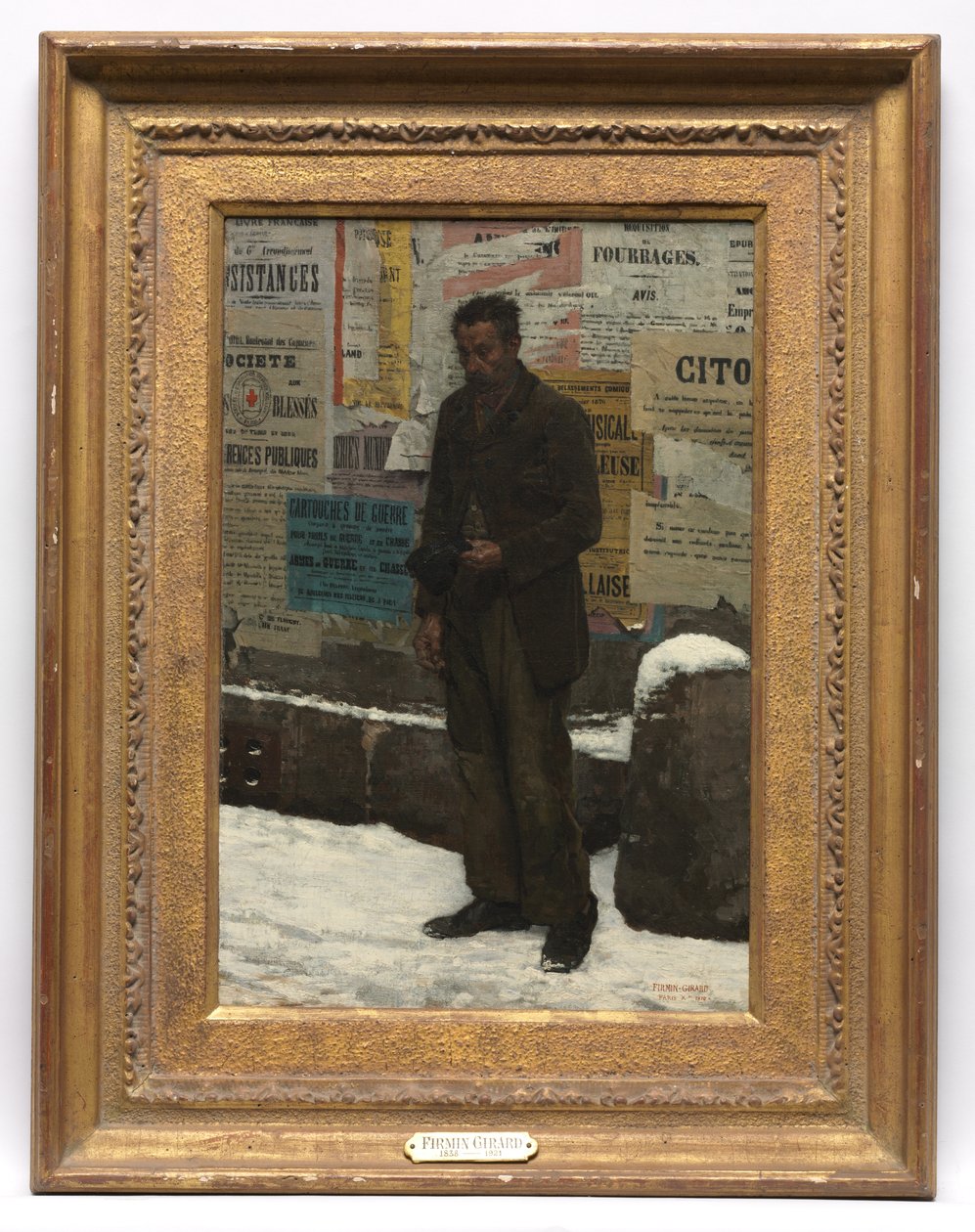 Weteran autorstwa Marie Francois Firmin Girard