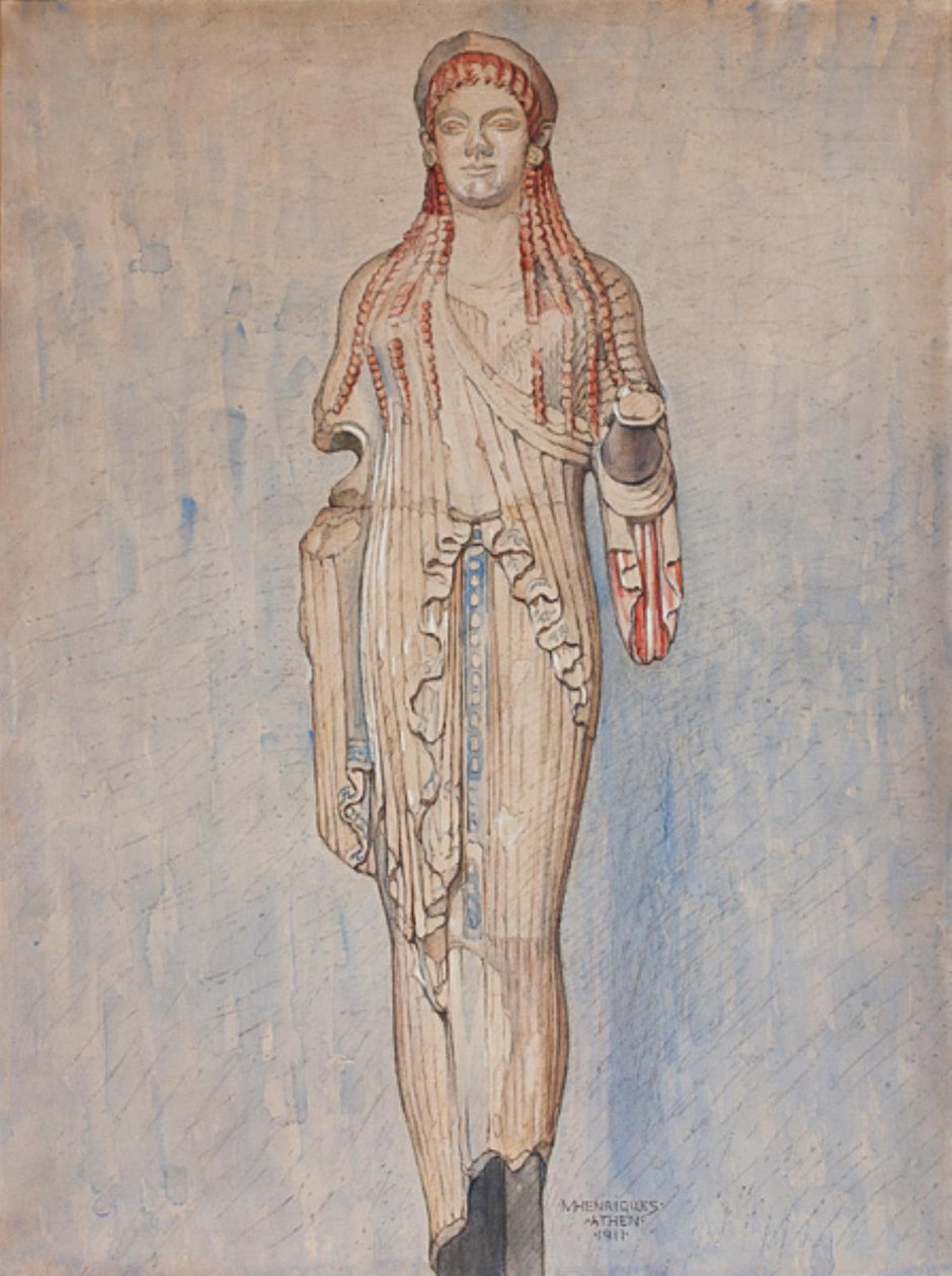 Kore (Muzeum Akropolu nr inw. 685) autorstwa Marie Henriques