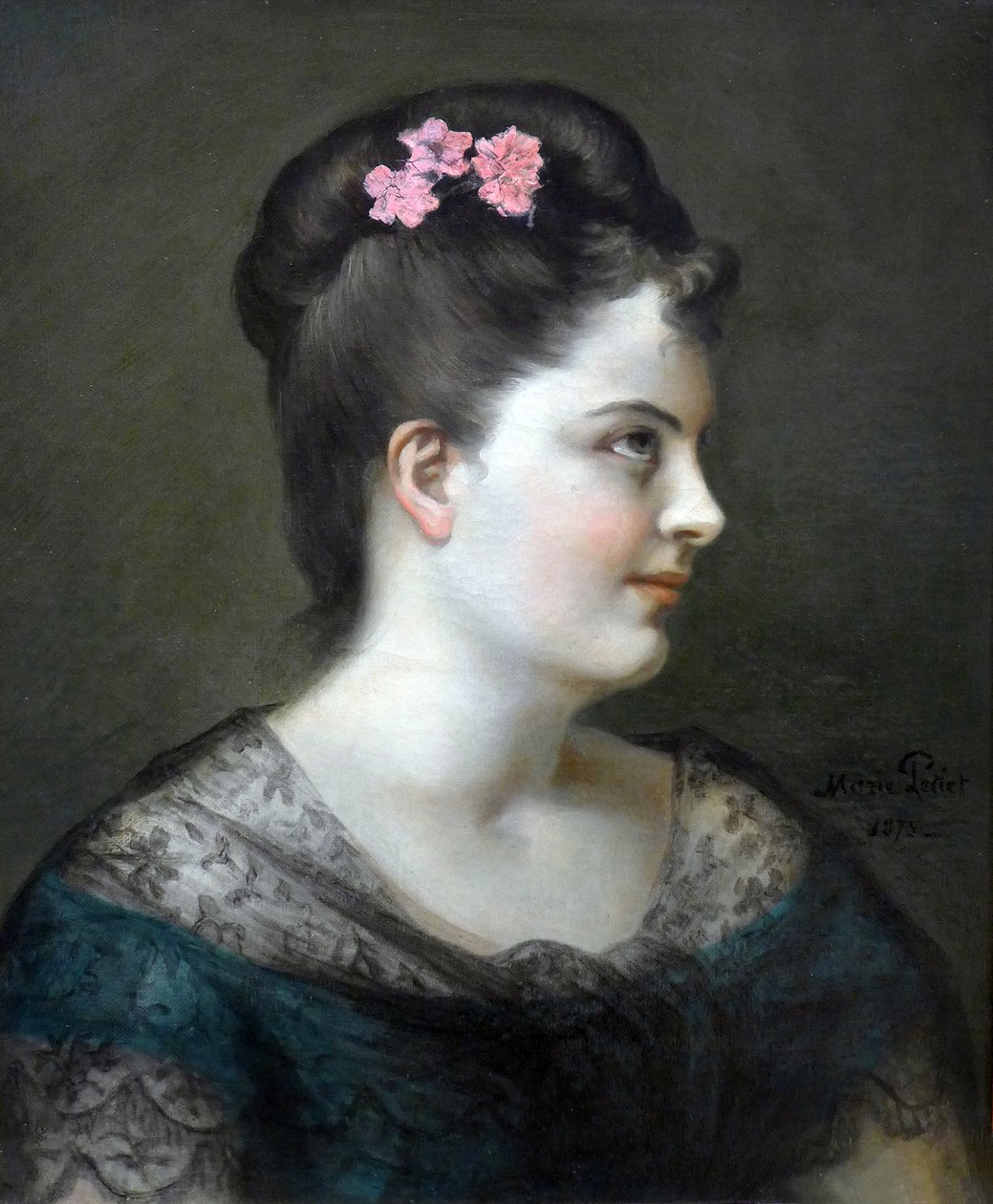 Autorretrato de Marie Petietpolish autorstwa Marie Mrs Dujardin Beaumetz Petiet