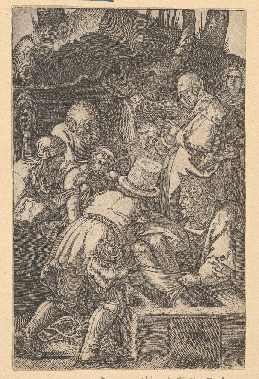 Złożenie do grobu, 1567. autorstwa Mario Cartaro