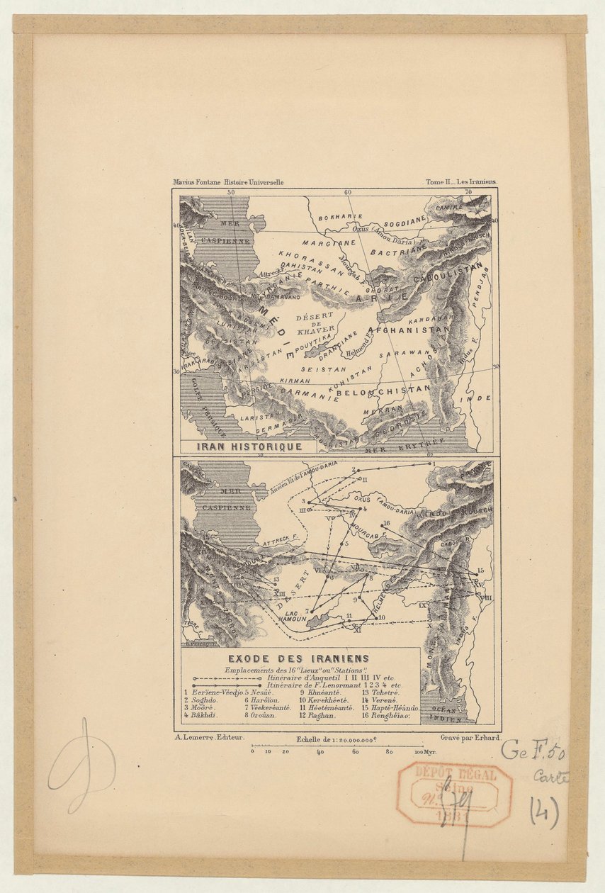 Iran historyczny; Exodus Irańczyków autorstwa Marius Fontane