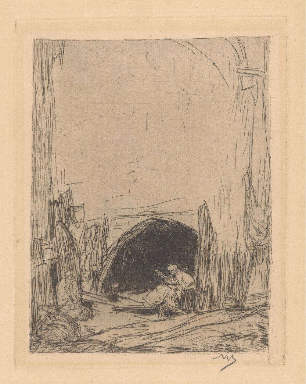 Bazar w Konstantynopolu autorstwa Marius Bauer (signed by artist)