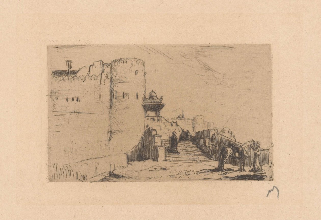 Templeturn w Palitana autorstwa Marius Bauer (signed by artist)