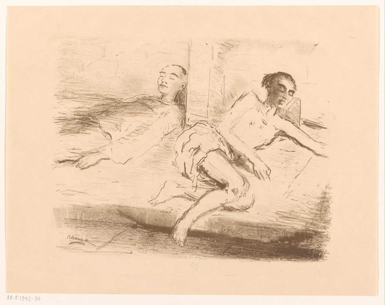 Dwa popychacze opium autorstwa Marius Bauer