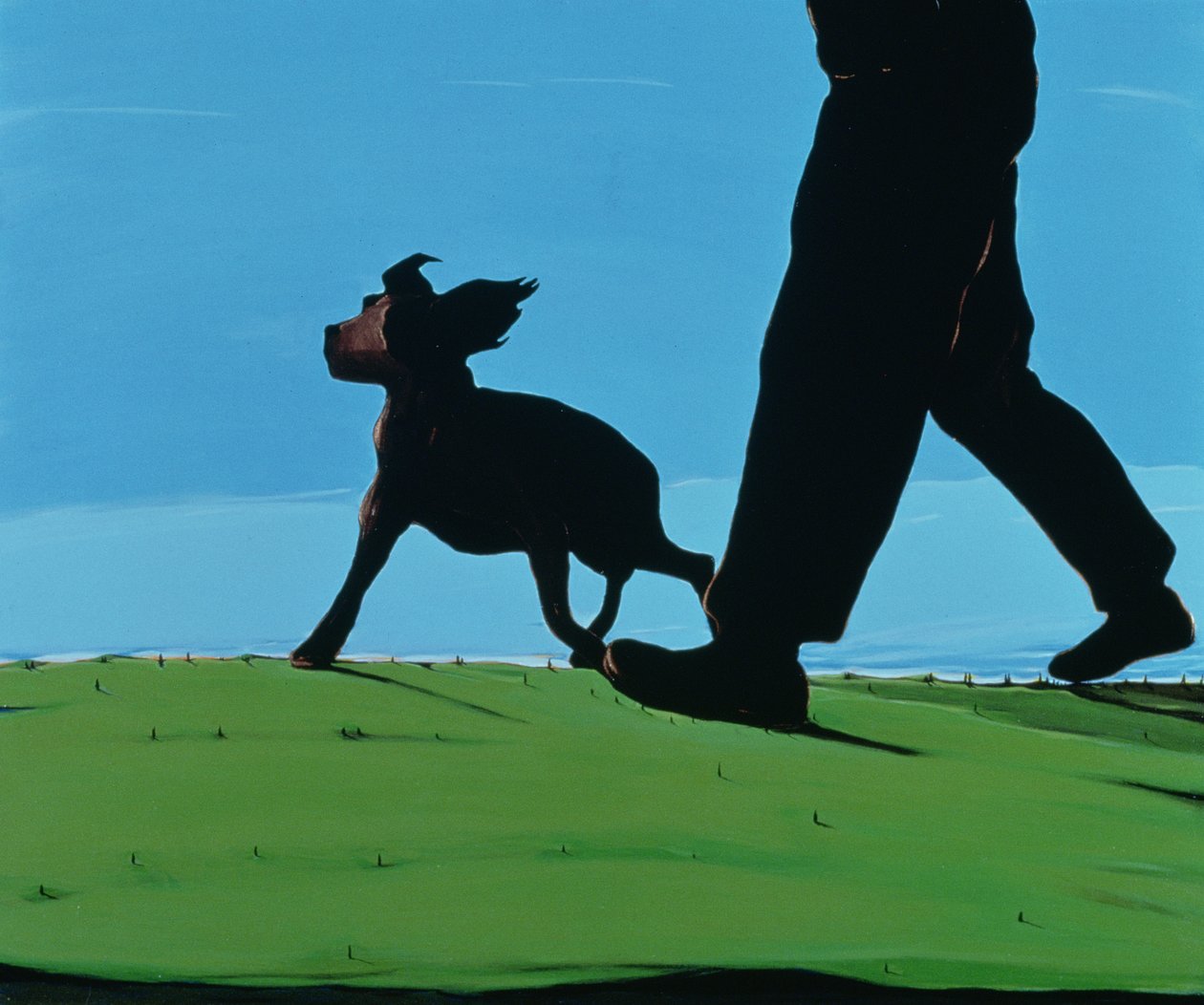 Nowi chłopcy w mieście, 1997 (akryl na płótnie) autorstwa Marjorie Weiss