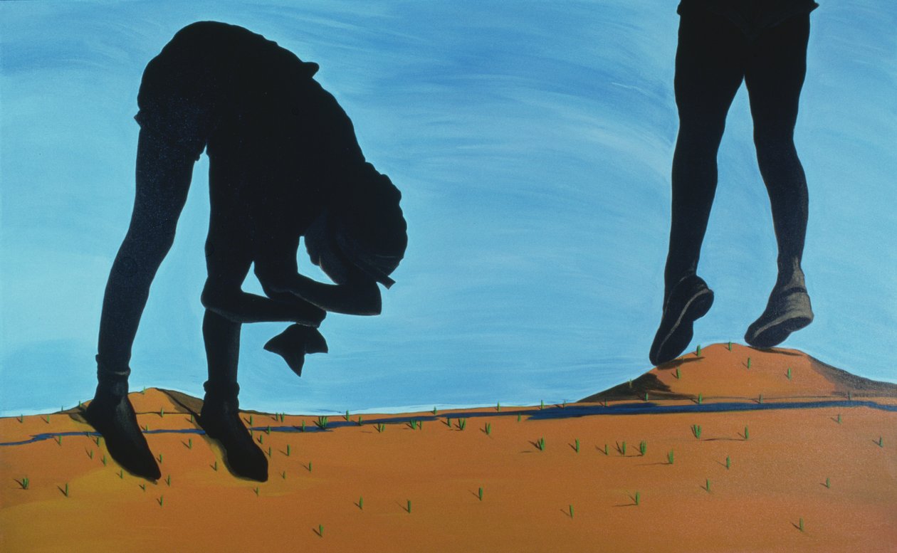 Przewodniczki, 1998 (akryl na płótnie) autorstwa Marjorie Weiss