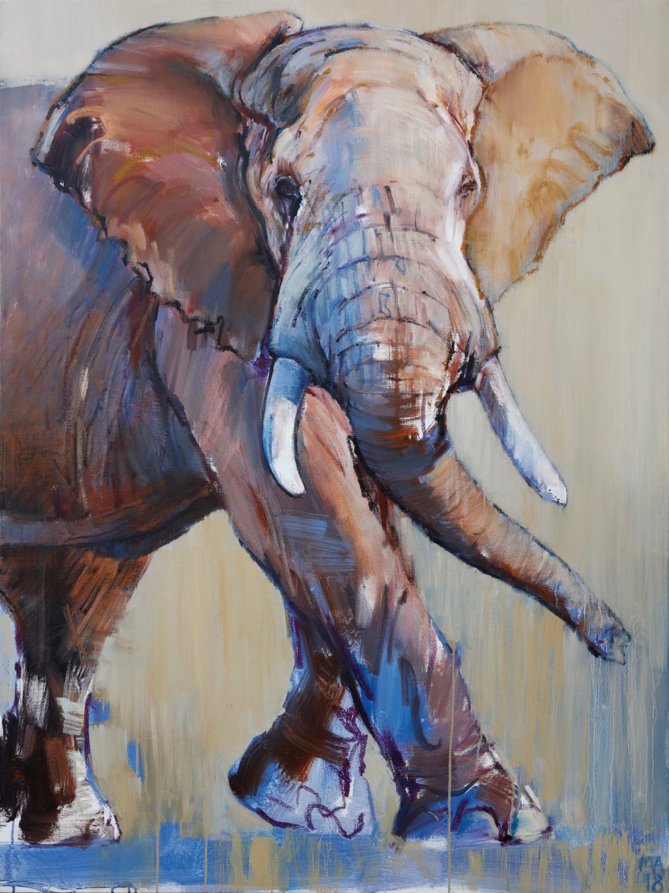 duży byk, SU Palę, 2018 autorstwa Mark Adlington