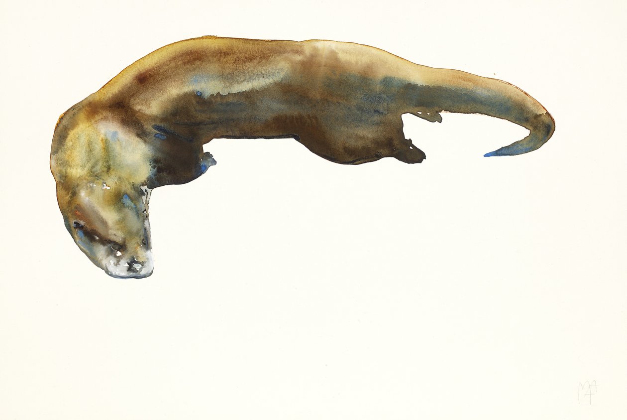Złoto, akwarela na papierze (2014) autorstwa Mark Adlington