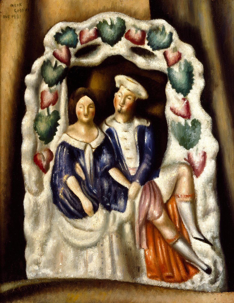 Grupa Staffordshire, 1921 autorstwa Mark Gertler
