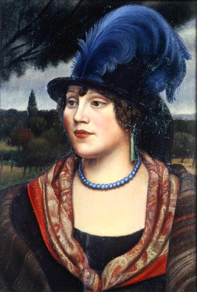 Kobieta Coster autorstwa Mark Gertler