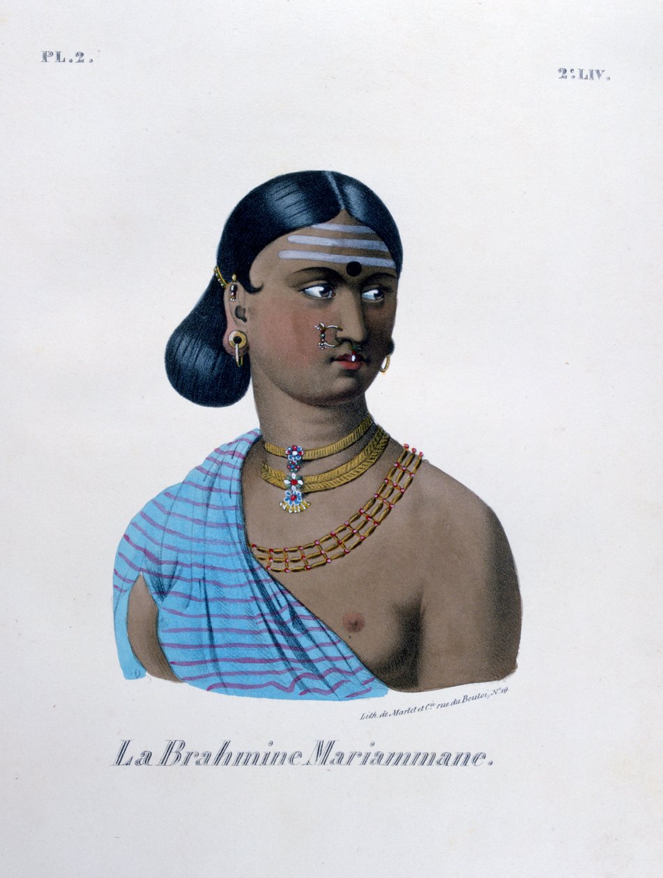 Bramin Mariamman, 1828. autorstwa Marlet et Cie