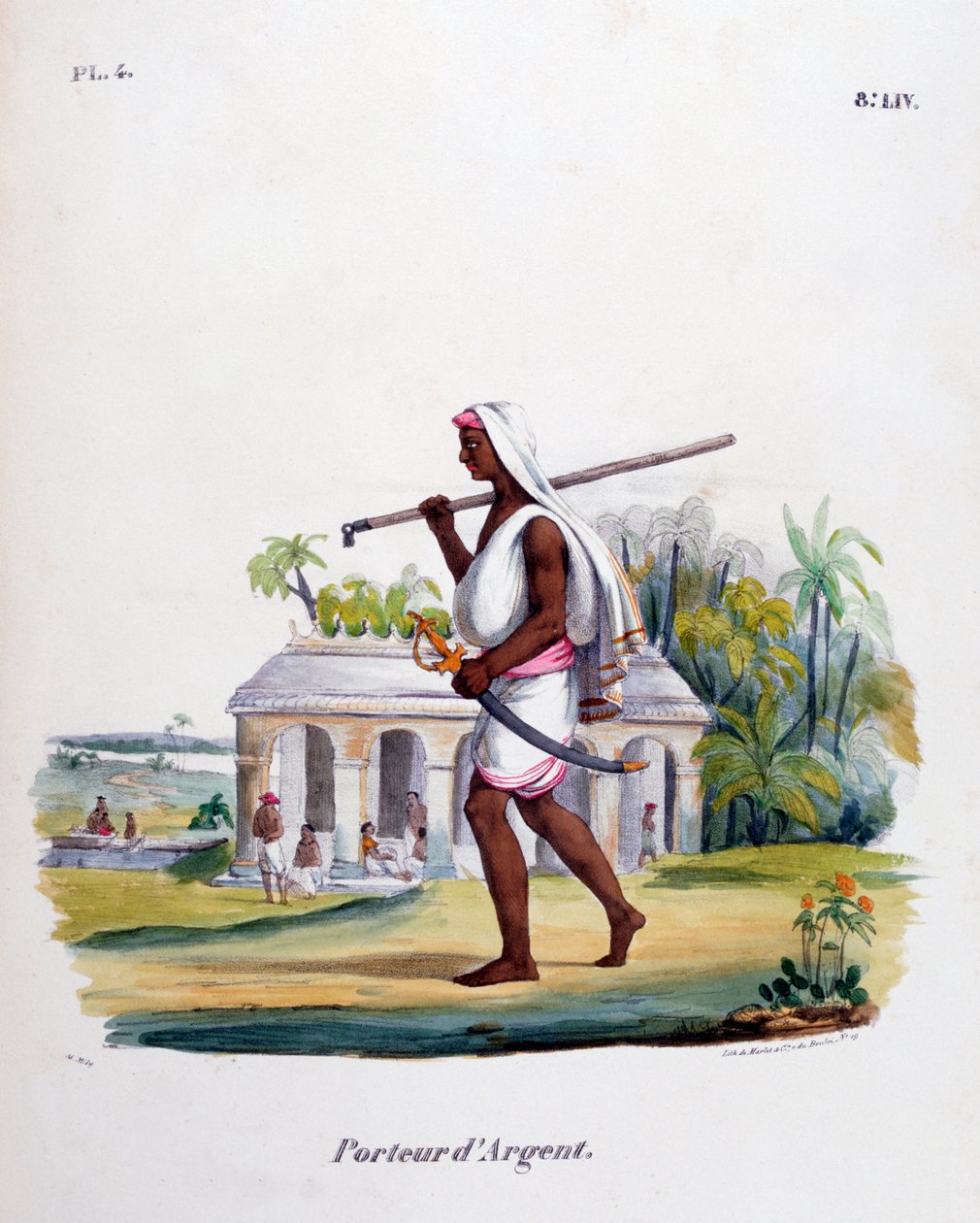 Nosiciel pieniędzy, 1828 autorstwa Marlet et Cie