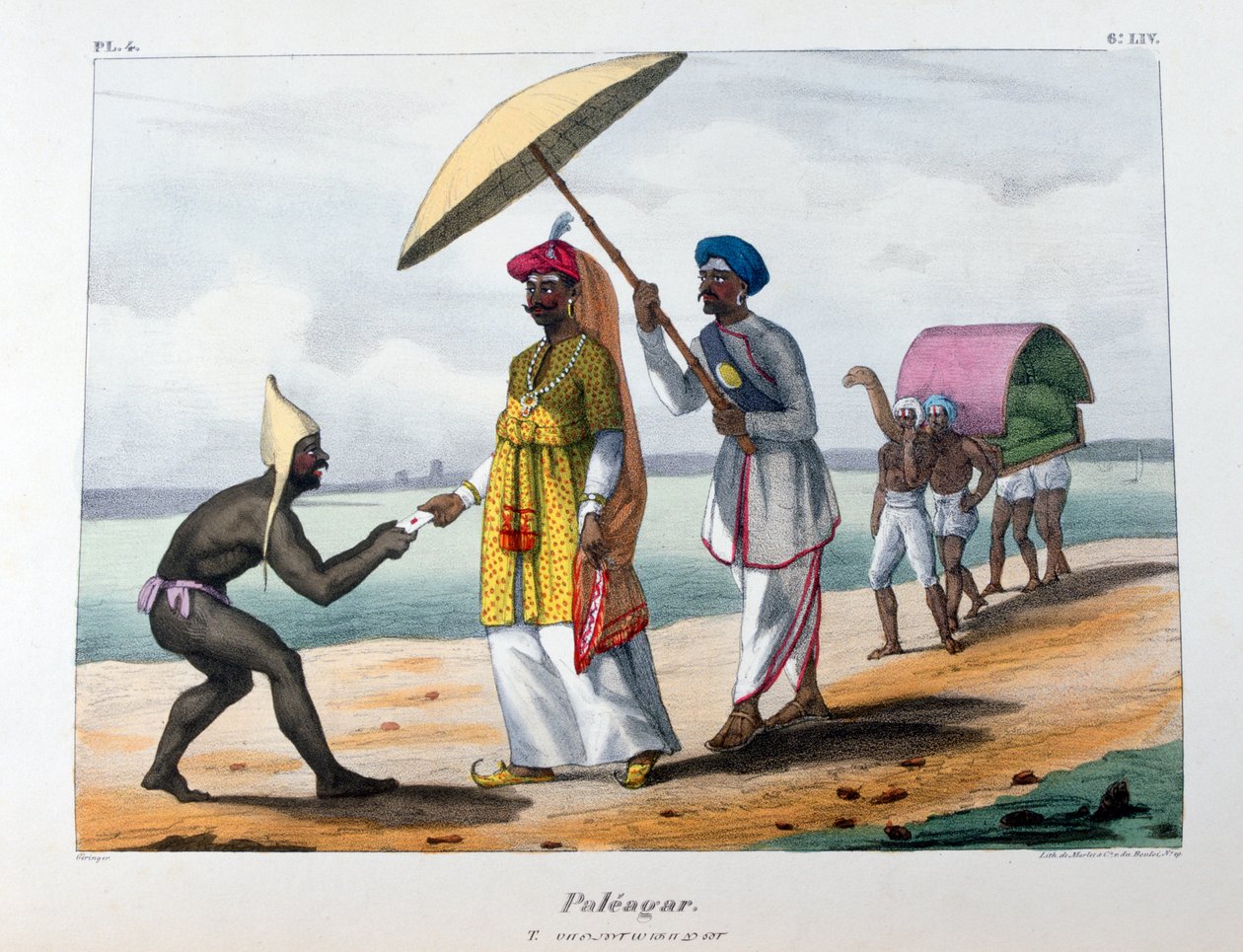 Paleagar, 1828 autorstwa Marlet et Cie