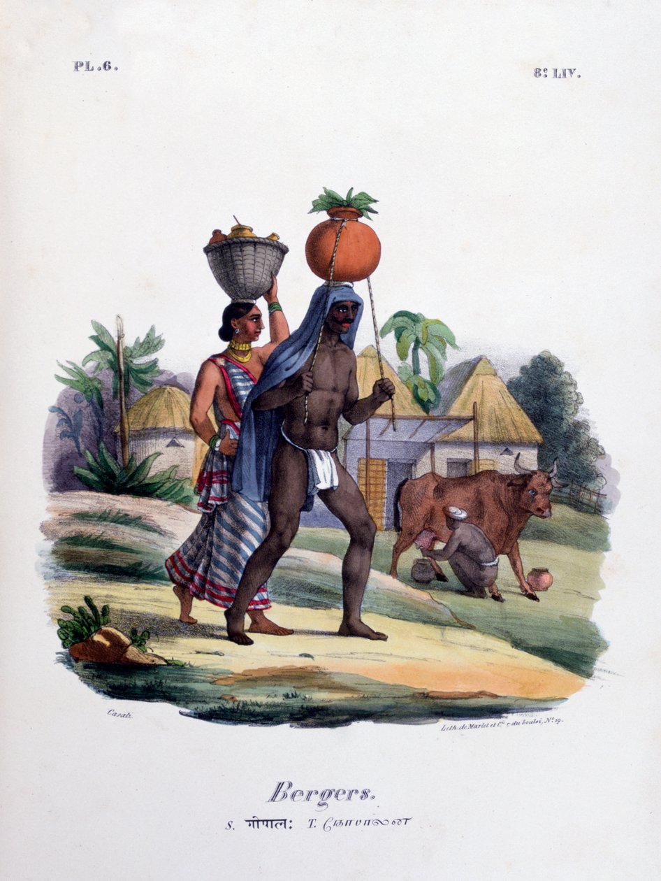 Pasterze, 1828 autorstwa Marlet et Cie
