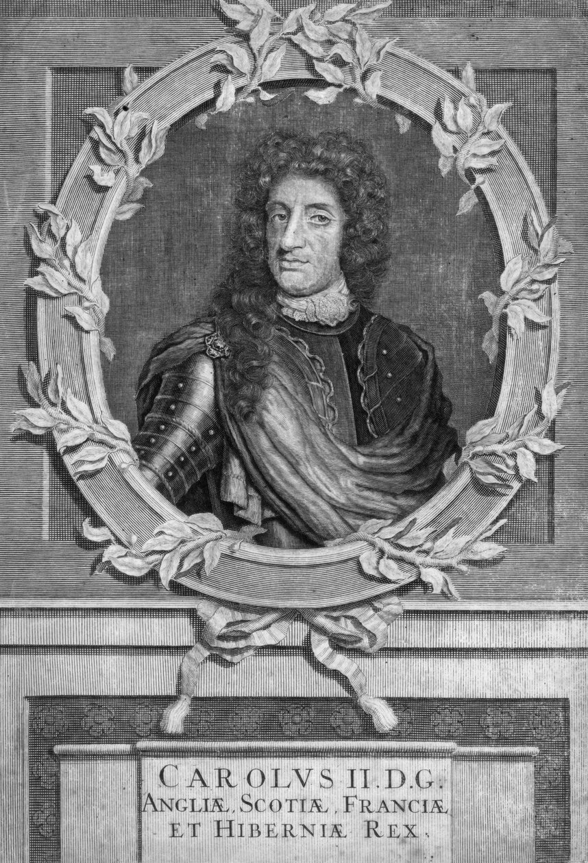 Karol II, król Anglii, Szkocji i Irlandii. autorstwa Marrebeeck