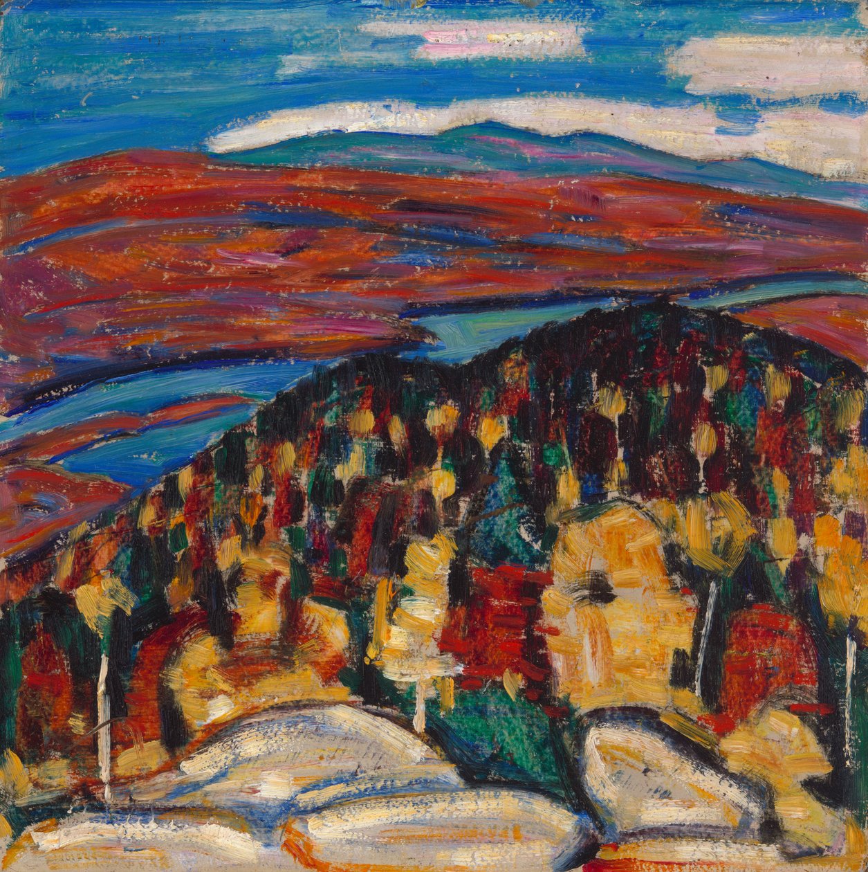 Krajobraz nr 26 autorstwa Marsden Hartley