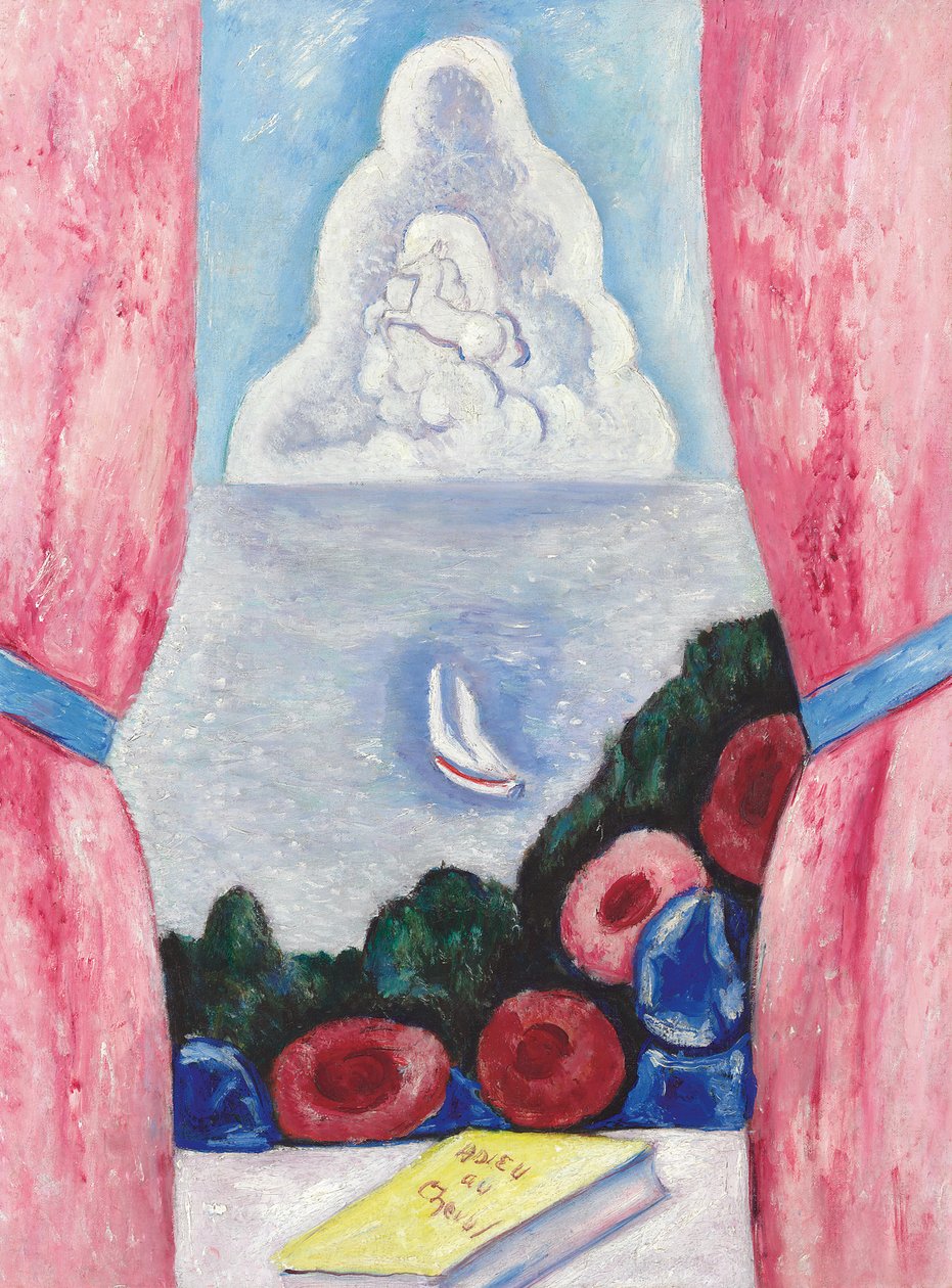 Widok z okna (olej na płótnie) autorstwa Marsden Hartley