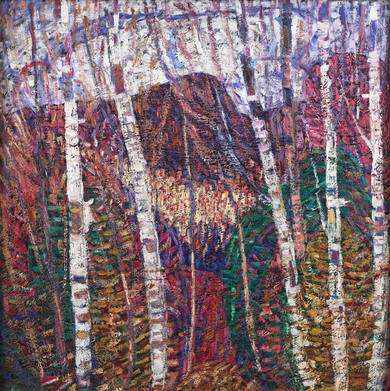 Białe brzozy autorstwa Marsden Hartley