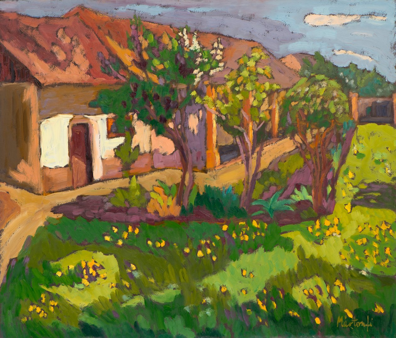 Ogród w maju, 2012 r. autorstwa Marta Martonfi Benke