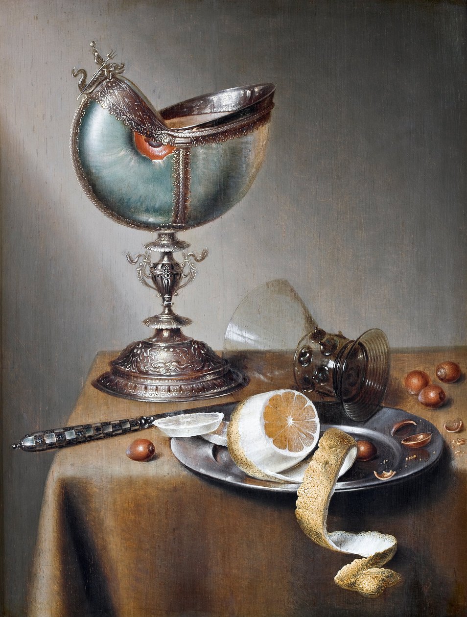 Martwa natura z Nautilus Cup autorstwa Marten Boelema de Stomme