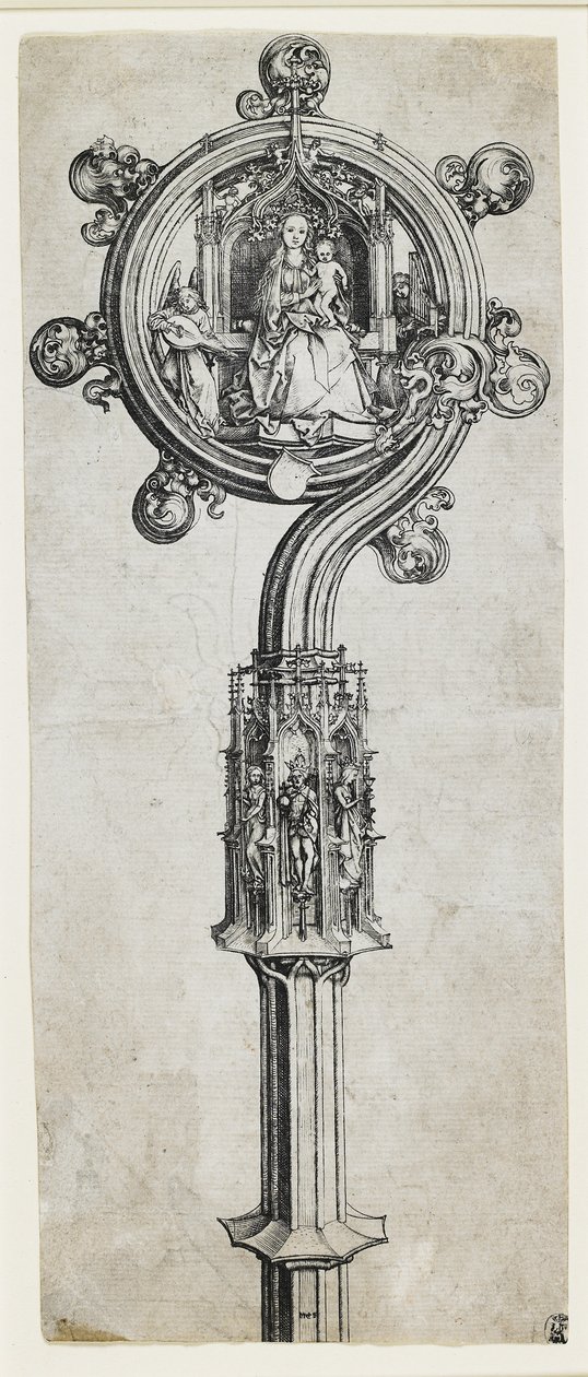 Pastorał Biskupi, ok. 1930 r. 1475-1480 autorstwa Martin Schongauer