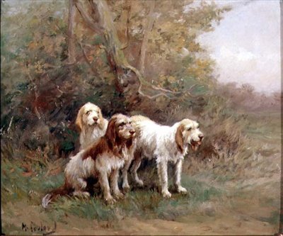 Otterhoundy w krajobrazie autorstwa Martin Coulaud