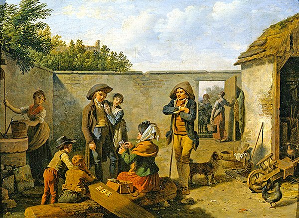 Wróżka (olej na płótnie) autorstwa Martin Drölling