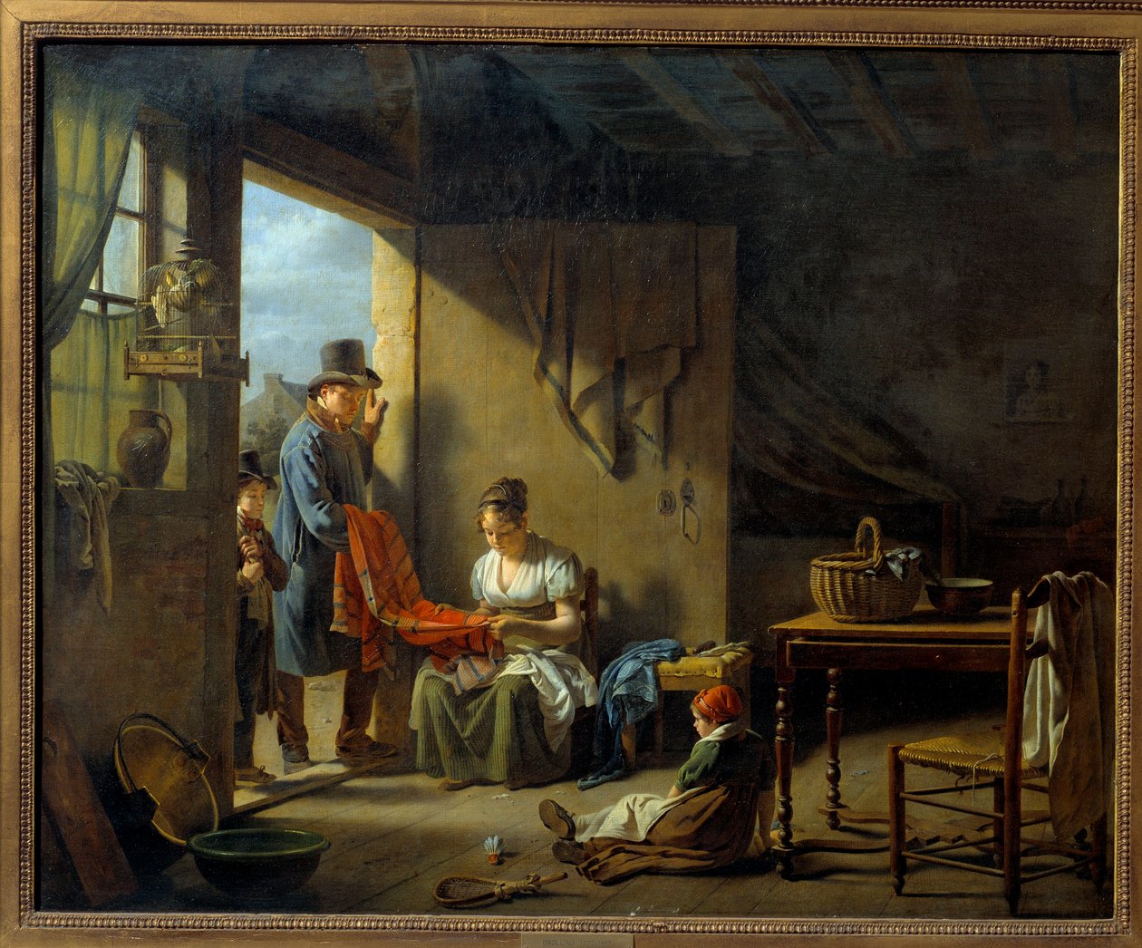 Handlarz. Obraz Martina Drollinga (1752-1817) autorstwa Martin Drölling