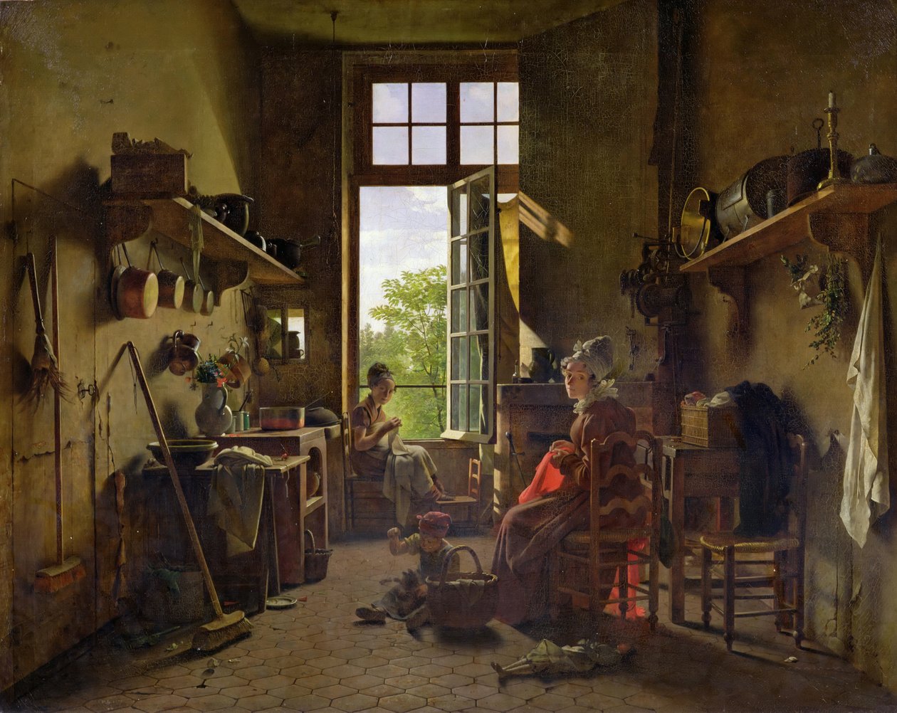 Wnętrze kuchni autorstwa Martin Drölling