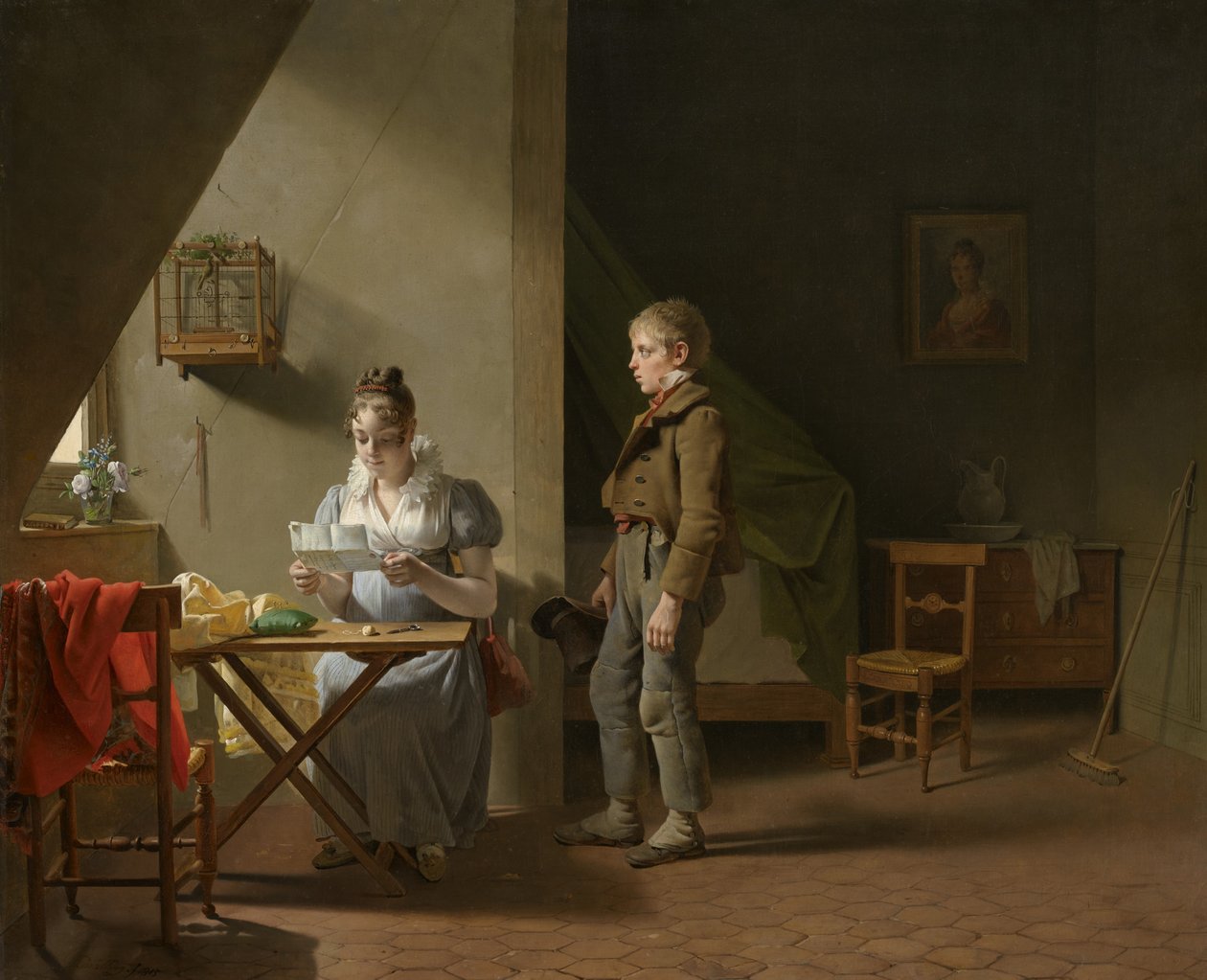 Posłaniec, 1815 autorstwa Martin Drölling