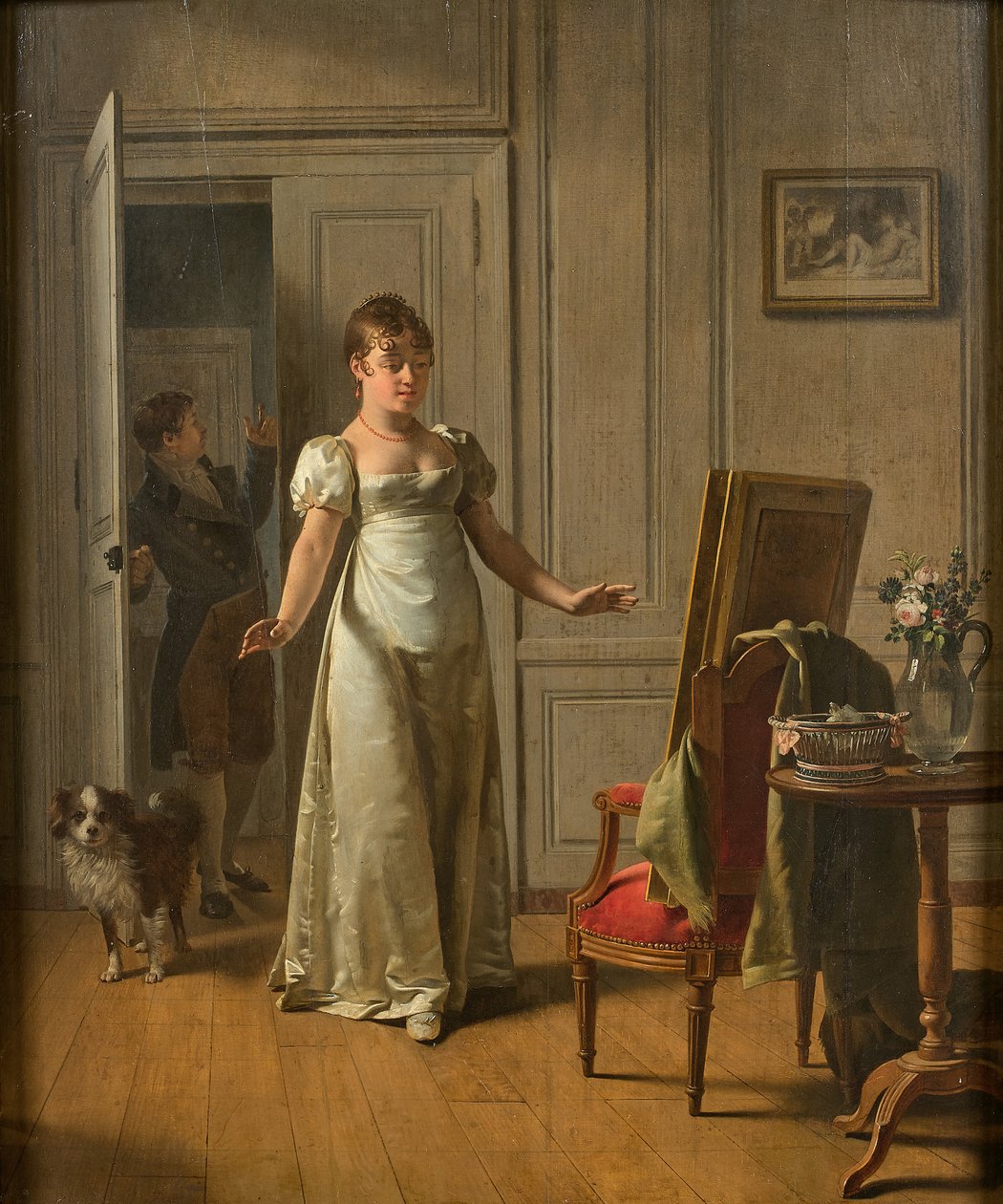 Zaskoczona kobieta, 1808. autorstwa Martin Drölling