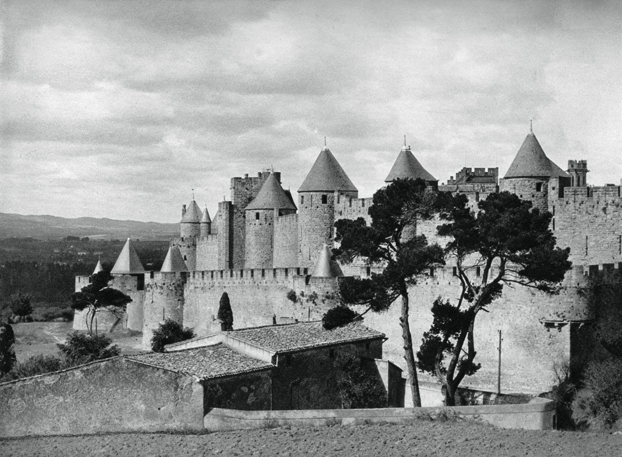 Carcassonne, Francja, 1937 autorstwa Martin Hurlimann