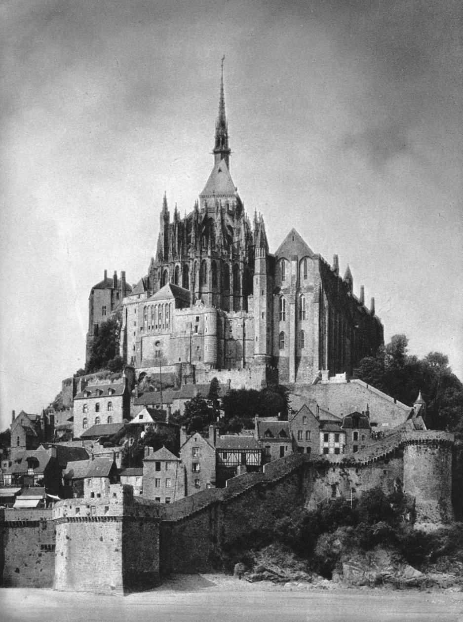 Mont Saint-Michel, Normandia, Francja, 1937. autorstwa Martin Hurlimann