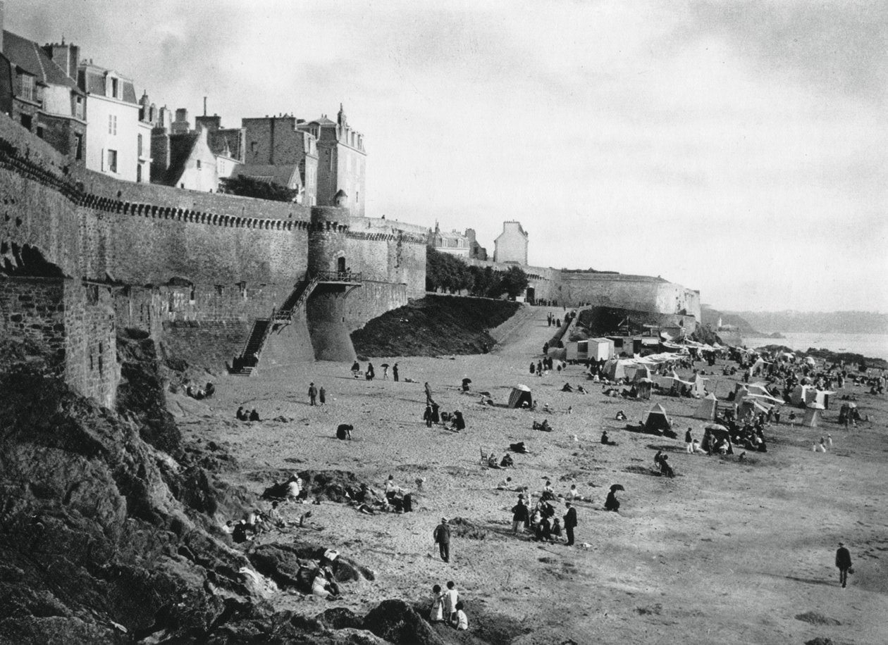 Saint-Malo, Francja, Bretania, 1937 autorstwa Martin Hurlimann