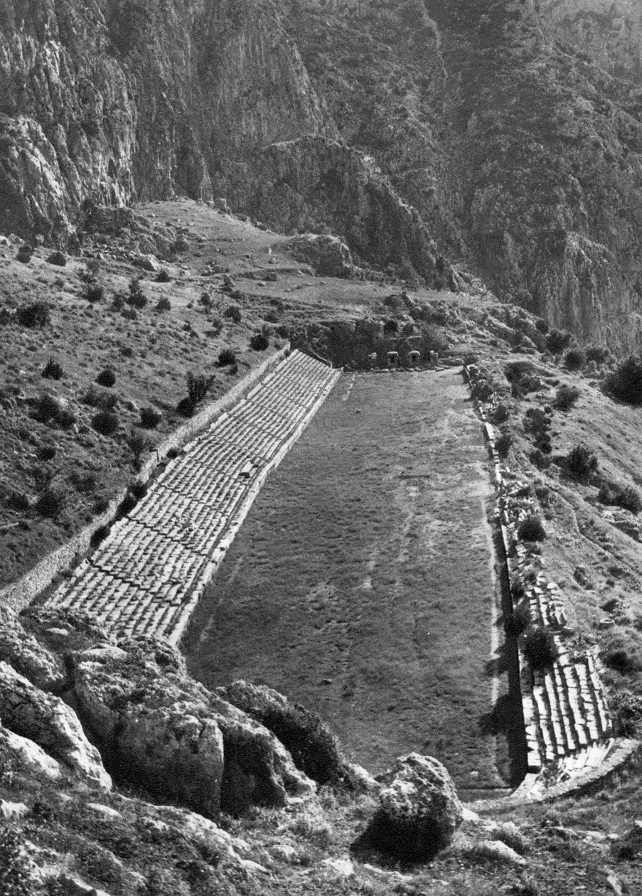 Stadion, Delfy, Grecja, 1937. autorstwa Martin Hurlimann