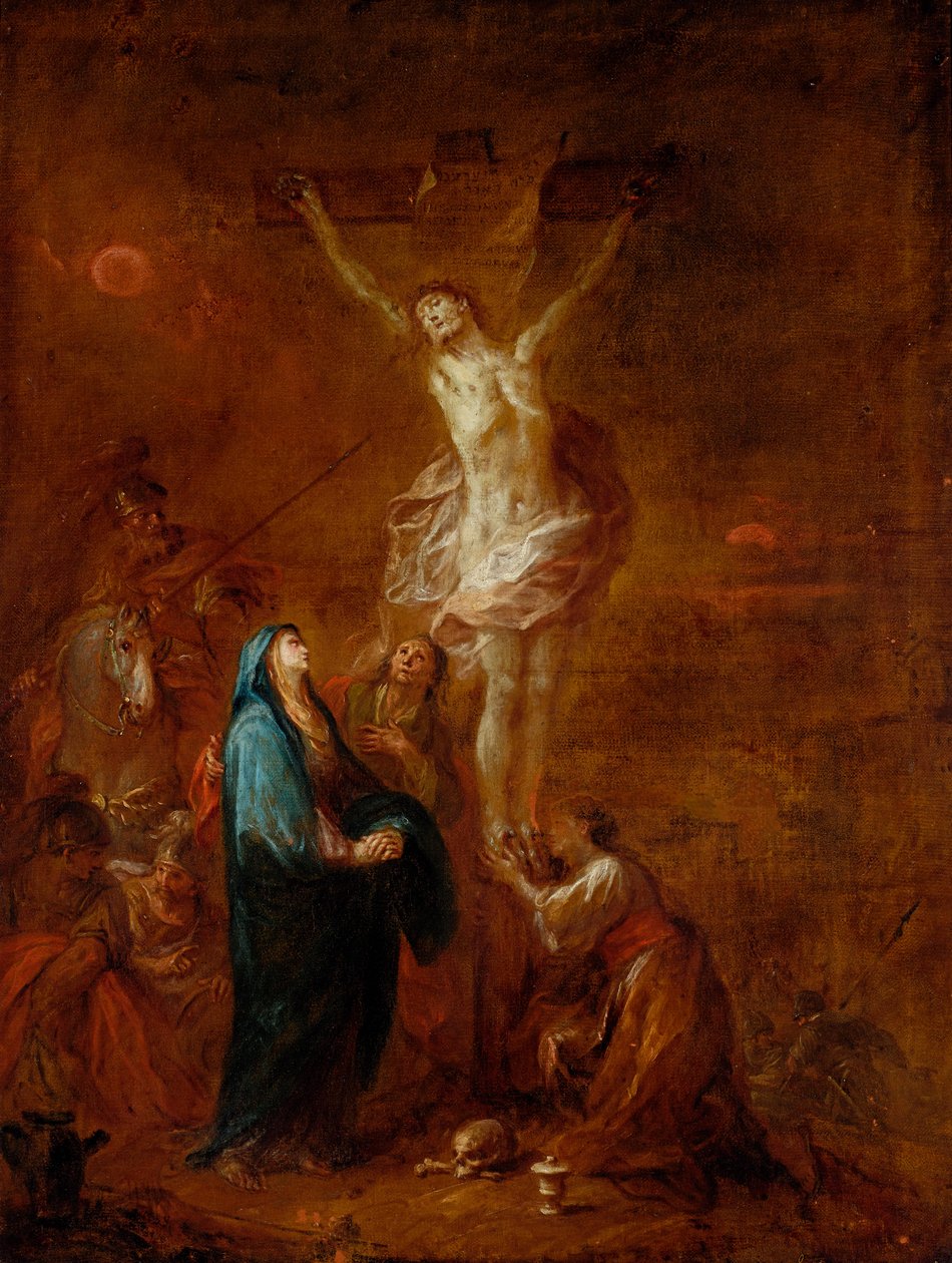 Chrystus na krzyżu autorstwa Martin Johann Schmidt