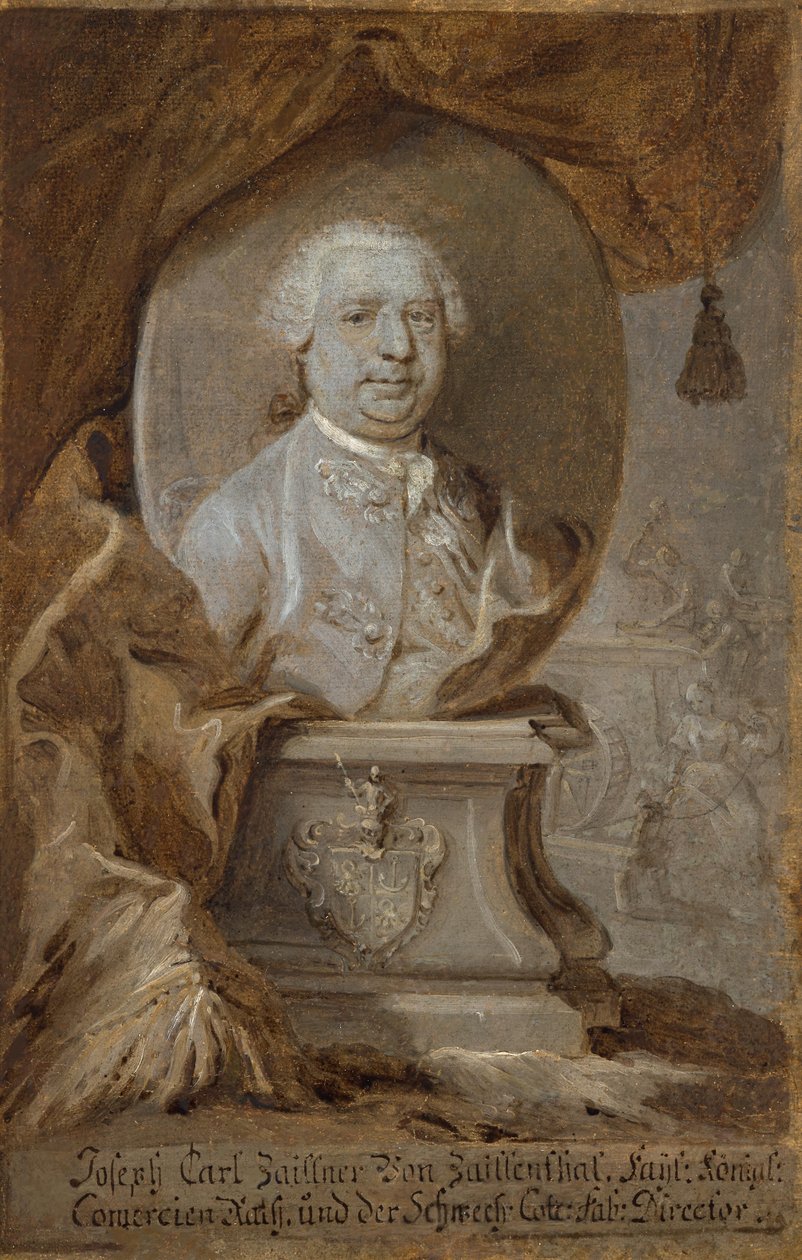 Joseph Carl Zaillner z Zaillenthal autorstwa Martin Johann Schmidt
