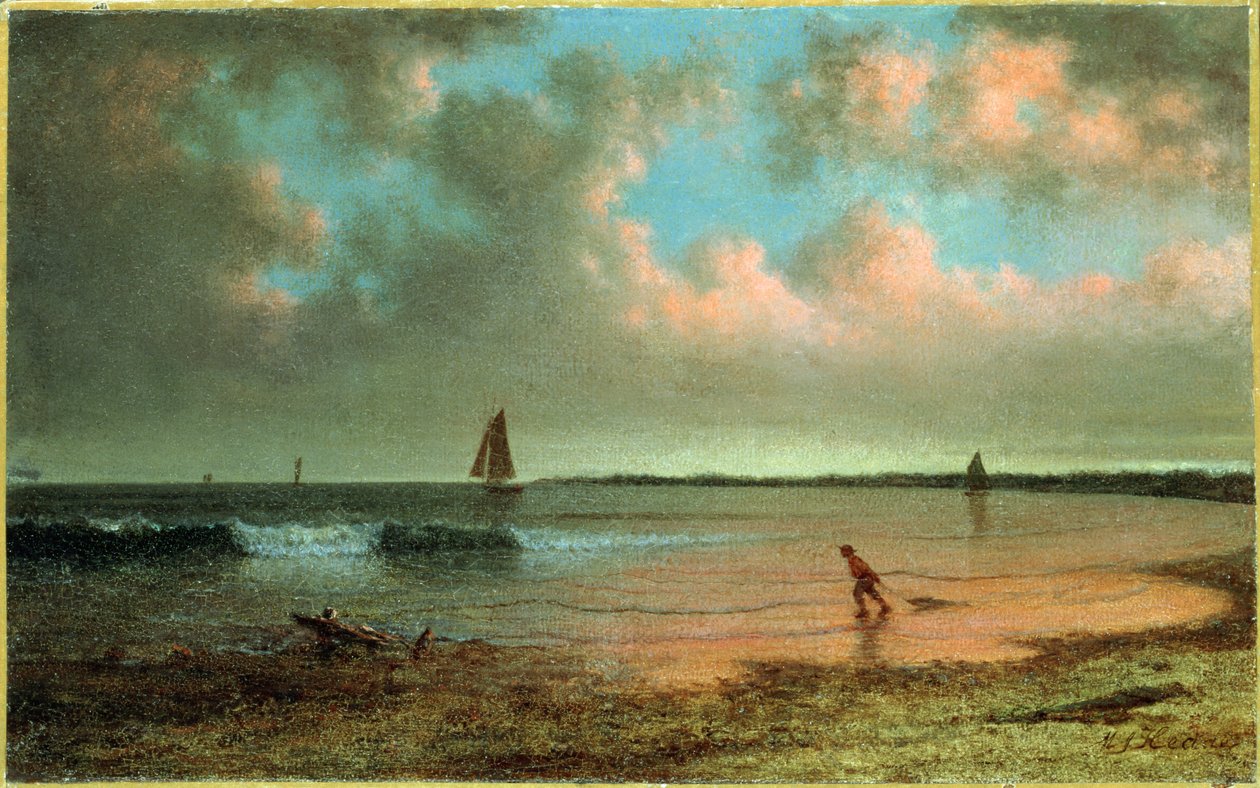 Scena przybrzeżna Nowej Anglii autorstwa Martin Johnson Heade