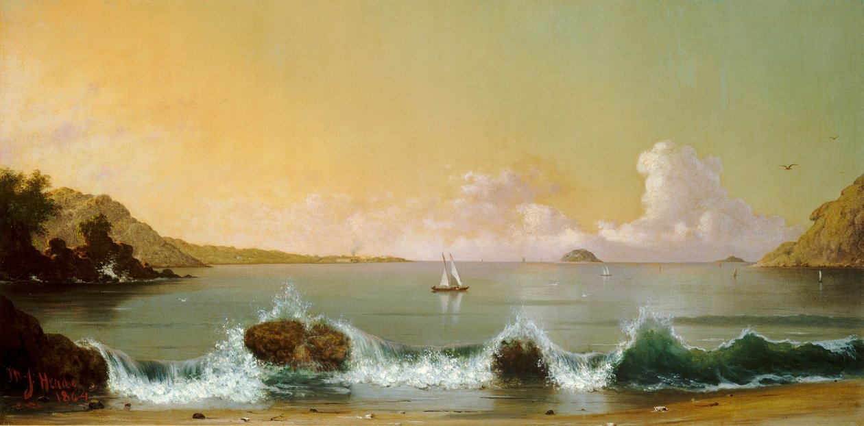 Zatoka Rio de Janeiro, 1864. autorstwa Martin Johnson Heade