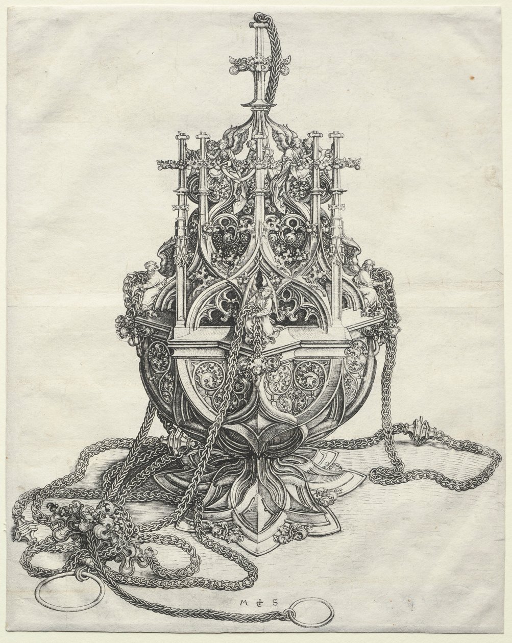 Kadzielnica, ok. godz. 1480-1490. autorstwa Martin Schongauer