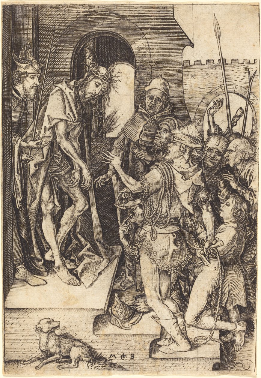Spójrz na mężczyznę autorstwa Martin Schongauer