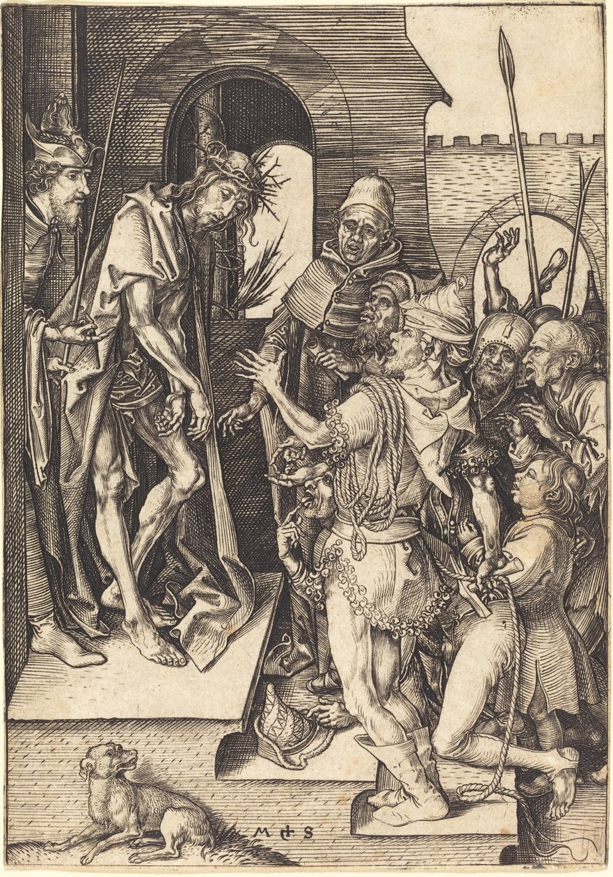 Spójrz na mężczyznę autorstwa Martin Schongauer